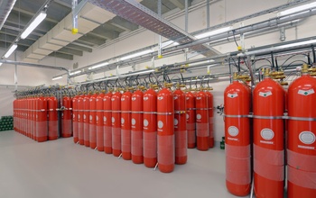 Data center clean agent suppression system